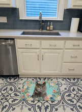 Load image into Gallery viewer, British Shorthair Spring Flowers Machine Washable Memory Foam Mat CK3392RUG