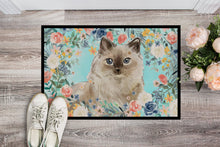Load image into Gallery viewer, Ragdoll Spring Flowers Doormat - 18x27 Decorative Floor Mat – Indoor/Outdoor Rug with Artistic Flair CK3396MAT