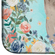 Load image into Gallery viewer, Tonkinese Spring Flowers Dish Drying Mat – Absorbent, Artistic Kitchen Essentials CK3400DDM