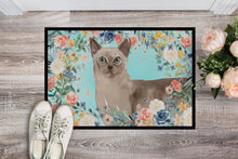 Load image into Gallery viewer, Tonkinese Spring Flowers Doormat - 24x36 Decorative Floor Mat – Indoor/Outdoor Rug with Artistic Flair CK3400JMAT