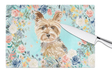 Load image into Gallery viewer, Yorkie Glass Cutting Boards – Durable, Decorative Kitchen Art Large CK3401LCB