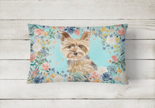 Load image into Gallery viewer, Yorkie Canvas Fabric Decorative Pillow CK3401PW1216