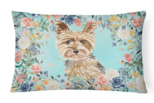 Load image into Gallery viewer, Yorkie Canvas Fabric Decorative Pillow CK3401PW1216