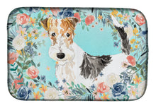 Load image into Gallery viewer, Fox Terrier Dish Drying Mat – Absorbent, Artistic Kitchen Essentials CK3402DDM