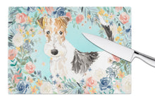 Load image into Gallery viewer, Fox Terrier Glass Cutting Boards – Durable, Decorative Kitchen Art Large CK3402LCB