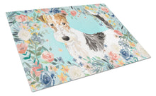 Load image into Gallery viewer, Fox Terrier Glass Cutting Boards – Durable, Decorative Kitchen Art Large CK3402LCB