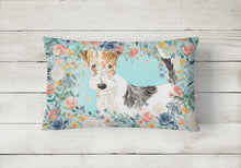Load image into Gallery viewer, Fox Terrier Canvas Fabric Decorative Pillow CK3402PW1216