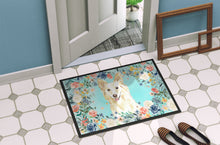 Load image into Gallery viewer, White Collie Doormat - 18x27 Decorative Floor Mat – Indoor/Outdoor Rug with Artistic Flair CK3403MAT