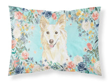 Load image into Gallery viewer, White Collie  Standard Pillowcase – Artistic Decorative Front, White Back CK3403PILLOWCASE