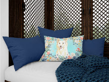 Load image into Gallery viewer, White Collie Canvas Fabric Decorative Pillow CK3403PW1216