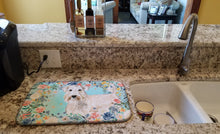 Load image into Gallery viewer, Wheaten Terrier Dish Drying Mat – Absorbent, Artistic Kitchen Essentials CK3404DDM