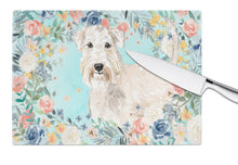 Load image into Gallery viewer, Wheaten Terrier Glass Cutting Boards – Durable, Decorative Kitchen Art Large CK3404LCB
