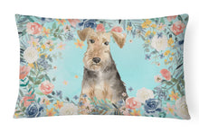 Load image into Gallery viewer, Airedale Terrier Canvas Fabric Decorative Pillow CK3405PW1216