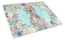 Load image into Gallery viewer, Weimaraner Glass Cutting Boards – Durable, Decorative Kitchen Art Large CK3406LCB