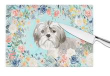 Load image into Gallery viewer, Shih Tzu Puppy Glass Cutting Boards – Durable, Decorative Kitchen Art Large CK3409LCB