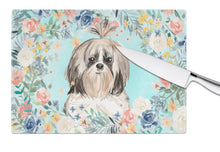 Load image into Gallery viewer, Shih Tzu Glass Cutting Boards – Durable, Decorative Kitchen Art Large CK3410LCB
