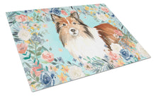 Load image into Gallery viewer, Sheltie Glass Cutting Boards – Durable, Decorative Kitchen Art Large CK3411LCB