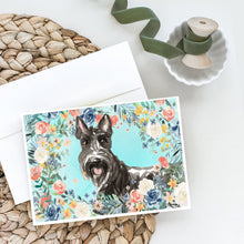 Load image into Gallery viewer, Scottish Terrier Greeting Cards -  Blank Note Cards – 8-Pack of Artist-Designed Cards with Envelopes