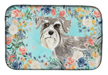 Load image into Gallery viewer, Schnauzer #1 Dish Drying Mat – Absorbent, Artistic Kitchen Essentials CK3413DDM