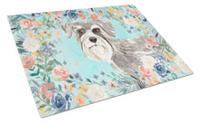 Load image into Gallery viewer, Schnauzer #1 Glass Cutting Boards – Durable, Decorative Kitchen Art Large CK3413LCB
