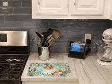 Load image into Gallery viewer, Collie Glass Cutting Boards – Durable, Decorative Kitchen Art Large CK3414LCB