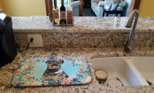Load image into Gallery viewer, Rottweiler Dish Drying Mat – Absorbent, Artistic Kitchen Essentials CK3415DDM