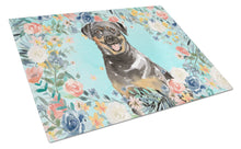 Load image into Gallery viewer, Rottweiler Glass Cutting Boards – Durable, Decorative Kitchen Art Large CK3415LCB