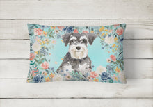 Load image into Gallery viewer, Schnauzer #2 Canvas Fabric Decorative Pillow CK3417PW1216