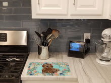 Load image into Gallery viewer, Labradoodle Glass Cutting Boards – Durable, Decorative Kitchen Art Large CK3421LCB