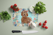Load image into Gallery viewer, Labradoodle Glass Cutting Boards – Durable, Decorative Kitchen Art Large CK3421LCB