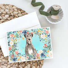 Load image into Gallery viewer, Irish Wolfhound Greeting Cards -  Blank Note Cards – 8-Pack of Artist-Designed Cards with Envelopes
