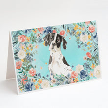 Load image into Gallery viewer, English Pointer Greeting Cards -  Blank Note Cards – 8-Pack of Artist-Designed Cards with Envelopes