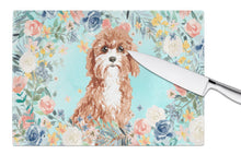 Load image into Gallery viewer, Cavapoo Glass Cutting Boards – Durable, Decorative Kitchen Art Large CK3428LCB