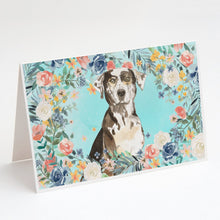 Load image into Gallery viewer, Catahoula Leopard Dog Greeting Cards -  Blank Note Cards – 8-Pack of Artist-Designed Cards with Envelopes