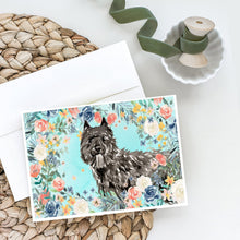 Load image into Gallery viewer, Bouvier des Flandres Greeting Cards -  Blank Note Cards – 8-Pack of Artist-Designed Cards with Envelopes