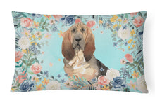 Load image into Gallery viewer, Bloodhound Canvas Fabric Decorative Pillow CK3434PW1216