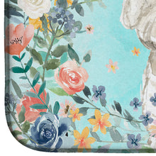 Load image into Gallery viewer, Bichon Frise Dish Drying Mat – Absorbent, Artistic Kitchen Essentials CK3435DDM