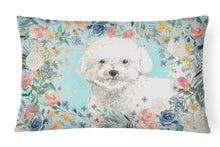 Load image into Gallery viewer, Bichon Frise Canvas Fabric Decorative Pillow CK3435PW1216