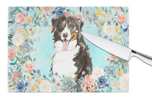 Load image into Gallery viewer, Bernese Mountain Dog Glass Cutting Boards – Durable, Decorative Kitchen Art Large CK3436LCB