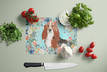 Load image into Gallery viewer, Basset Hound Glass Cutting Boards – Durable, Decorative Kitchen Art Large CK3437LCB