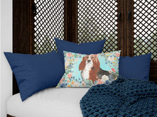 Load image into Gallery viewer, Basset Hound Canvas Fabric Decorative Pillow CK3437PW1216