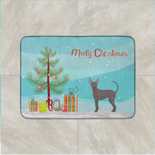 Load image into Gallery viewer, Abyssinian or African Hairless Dog Christmas Tree Machine Washable Memory Foam Mat CK3438RUG
