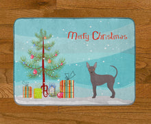 Load image into Gallery viewer, Abyssinian or African Hairless Dog Christmas Tree Machine Washable Memory Foam Mat CK3438RUG