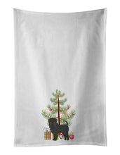 Load image into Gallery viewer, Affenpinscher Christmas Tree White Kitchen Towel Set of 2
