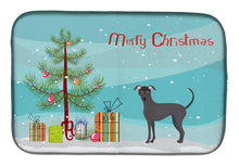 Load image into Gallery viewer, Argentine Pila Dog Christmas Tree Dish Drying Mat – Absorbent, Artistic Kitchen Essentials CK3442DDM