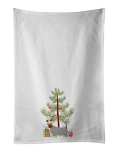 Load image into Gallery viewer, Australian Silky Terrier Christmas Tree White Kitchen Towel Set of 2
