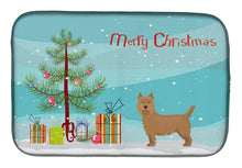 Load image into Gallery viewer, Airedale Terrier Christmas Tree Dish Drying Mat – Absorbent, Artistic Kitchen Essentials CK3444DDM