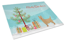 Load image into Gallery viewer, Airedale Terrier Christmas Tree Glass Cutting Boards – Durable, Decorative Kitchen Art Large CK3444LCB