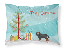 Load image into Gallery viewer, Cavalier King Charles Spaniel Tricolor Christmas Tree  Standard Pillowcase – Artistic Decorative Front, White Back CK3446PILLOWCASE