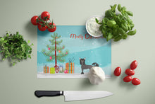 Load image into Gallery viewer, Chinese Crested Christmas Tree Glass Cutting Boards – Durable, Decorative Kitchen Art Large CK3447LCB